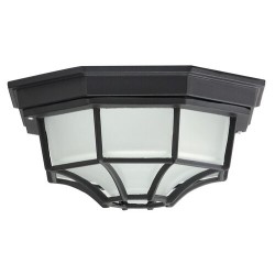 Lubinis lauko šviestuvas Milano E27 1x MAX 100W (Juoda)
