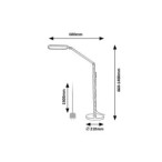Toršeras Draco LED 13W 3000-6000K CCT keičiama balta spalva (Juoda)