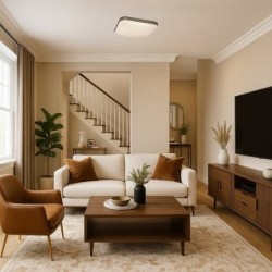 Lubinis šviestuvas Oscar2 LED 18W 4000K Neutrali balta (Balta)
