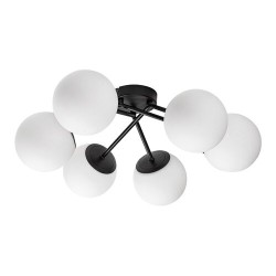 Lubinis šviestuvas Meduza E14 6x MAX 20W (Matinė Juoda)