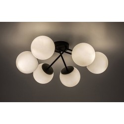 Lubinis šviestuvas Meduza E14 6x MAX 20W (Matinė Juoda)