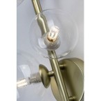 Sieninis šviestuvas Aslov G9 3X MAX 28W (Aukso)