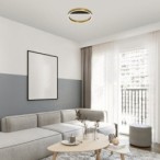 Lubinis šviestuvas Thric LED 20W 3000K Šilta balta (Juoda, Aukso)