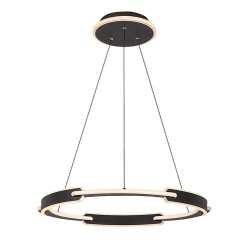 Pakabinamas šviestuvas Sindri LED 45W 3000, 4000K CCT keičiama balta spalva (Juoda)