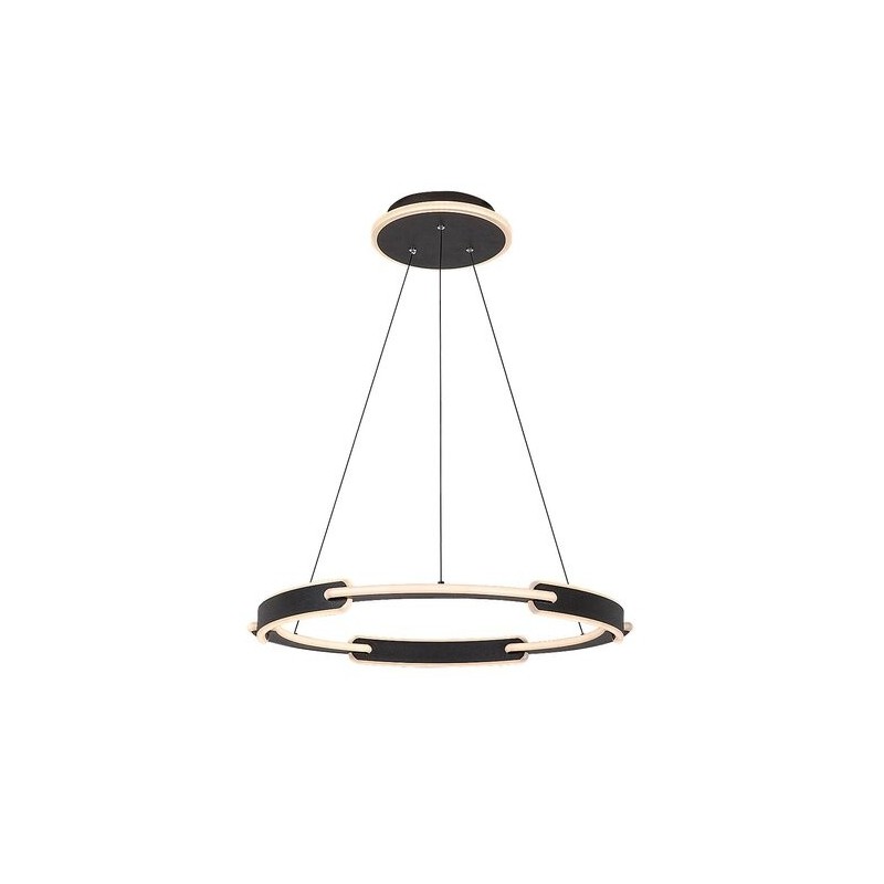 Pakabinamas šviestuvas Sindri LED 45W 3000, 4000K CCT keičiama balta spalva (Juoda)