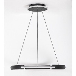 Pakabinamas šviestuvas Sindri LED 45W 3000, 4000K CCT keičiama balta spalva (Juoda)