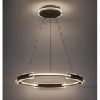 Pakabinamas šviestuvas Sindri LED 45W 3000, 4000K CCT keičiama balta spalva (Juoda)