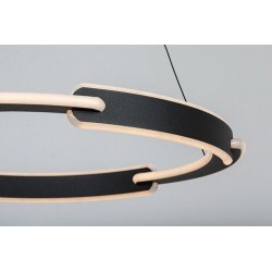 Pakabinamas šviestuvas Sindri LED 45W 3000, 4000K CCT keičiama balta spalva (Juoda)