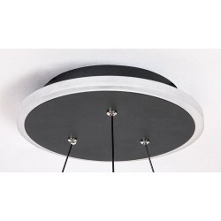 Pakabinamas šviestuvas Sindri LED 45W 3000, 4000K CCT keičiama balta spalva (Juoda)