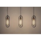 Pakabinamas šviestuvas Rovier E27 3x MAX 40W (Matinė Juoda)