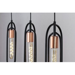 Pakabinamas šviestuvas Rovier E27 3x MAX 40W (Matinė Juoda)