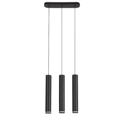 Pakabinamas šviestuvas Senobia GU10 3X MAX 5W (Juoda)