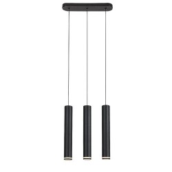 Pakabinamas šviestuvas Senobia GU10 3X MAX 5W (Juoda)