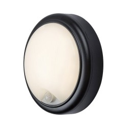 Sieninis lauko šviestuvas Hitura LED 15W 4000K Neutrali balta (Juoda)