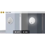 Sieninis lauko šviestuvas Hitura LED 15W 4000K Neutrali balta (Juoda)