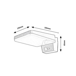 Saulės energija įkraunamas šviestuvas Lasset LED 4.4W 4000K Neutrali balta (Juoda)