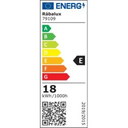 LED lemputė E27 SMD-LED 18W A65 3000K Šilta balta