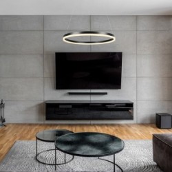 Pakabinamas šviestuvas Isaure LED 45W 3000, 4000, 6500K CCT keičiama balta spalva (Juoda)