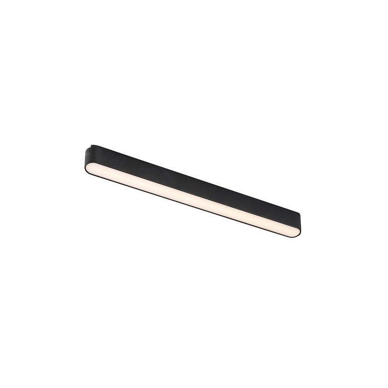 LiTrack magnetinės sistemos šviestuvas Line07W 3000K Šilta balta (Juoda)