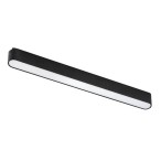 LiTrack magnetinės sistemos šviestuvas Line07W 3000K Šilta balta (Juoda)