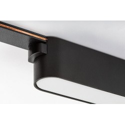 LiTrack magnetinės sistemos šviestuvas Line07W 3000K Šilta balta (Juoda)