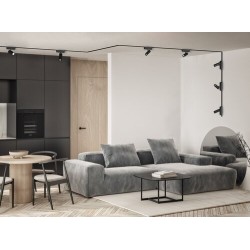 LiTrack magnetinės sistemos šviestuvas Spot01W 3000K Šilta balta (Juoda)