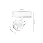 LiTrack magnetinės sistemos šviestuvas Spot07W 3000K Šilta balta (Juoda)