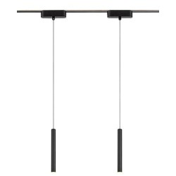 LiTrack magnetinės sistemos šviestuvas Pend.04W 3000K Šilta balta (Juoda)
