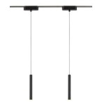 LiTrack magnetinės sistemos šviestuvas Pend.04W 3000K Šilta balta (Juoda)