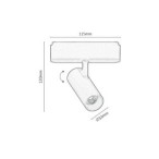LiTrack magnetinės sistemos šviestuvas Spot03V 2700-5500K CCT keičiama balta spalva (Juoda)