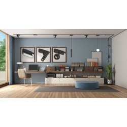 LiTrack magnetinės sistemos šviestuvas Line18V 2700-5500K CCT keičiama balta spalva (Juoda)