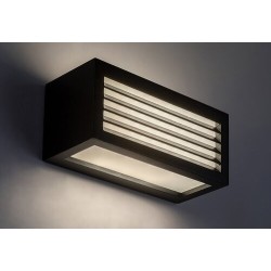 Sieninis lauko šviestuvas Lublin LED 10W 4000K Neutrali balta (Juoda)