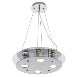Pakabinamas šviestuvas Naomi GU10 4x MAX 15W 3000K Šilta balta (Chromo)