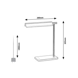 Stalinis šviestuvas Horus LED 7W 3000, 4000, 6500K CCT keičiama balta spalva (Juoda)