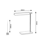 Stalinis šviestuvas Horus LED 7W 3000, 4000, 6500K CCT keičiama balta spalva (Juoda)