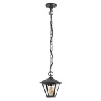 Pakabinamas lauko šviestuvas Paravento E27 1x MAX 40W (Juoda)