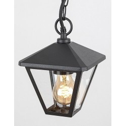 Pakabinamas lauko šviestuvas Paravento E27 1x MAX 40W (Juoda)
