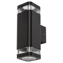 Sieninis lauko šviestuvas Sintra GU10 2x MAX 25W (Matinė Juoda)