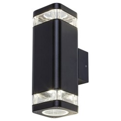 Sieninis lauko šviestuvas Sintra GU10 2x MAX 25W (Matinė Juoda)