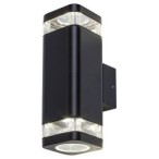 Sieninis lauko šviestuvas Sintra GU10 2x MAX 25W (Matinė Juoda)