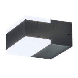 Sieninis lauko šviestuvas Bona LED 2x 4.5W 4000K Neutrali balta (Antracito)