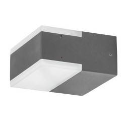 Sieninis lauko šviestuvas Bona LED 2x 4.5W 4000K Neutrali balta (Antracito)