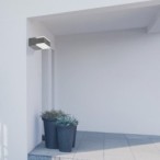 Sieninis lauko šviestuvas Bona LED 2x 4.5W 4000K Neutrali balta (Antracito)