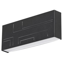 Sieninis lauko šviestuvas Maribor LED 12W 4000K Neutrali balta (Juoda)