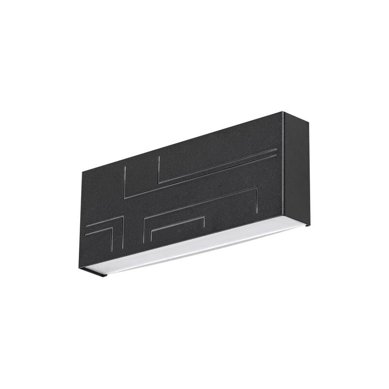 Sieninis lauko šviestuvas Maribor LED 12W 4000K Neutrali balta (Juoda)