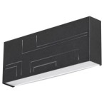 Sieninis lauko šviestuvas Maribor LED 12W 4000K Neutrali balta (Juoda)