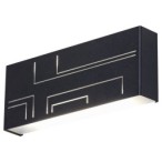 Sieninis lauko šviestuvas Maribor LED 12W 4000K Neutrali balta (Juoda)
