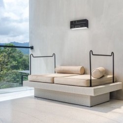 Sieninis lauko šviestuvas Maribor LED 12W 4000K Neutrali balta (Juoda)