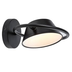 Sieninis šviestuvas Odiss LED 6W 3000K Šilta balta (Juoda)