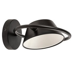 Sieninis šviestuvas Odiss LED 6W 3000K Šilta balta (Juoda)